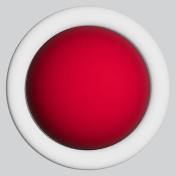 3D Flag of Japan on a avatar circle background.
