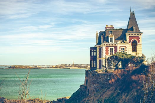 Belle Epoque house in Dinard, photography taken in Brittany, France