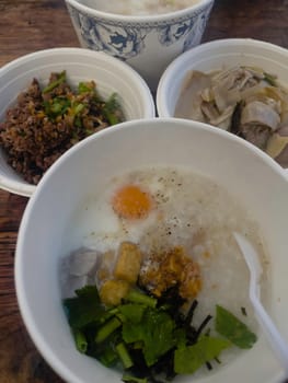 Various Thailand local food in the market, stock photo