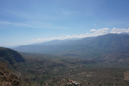 The spectacular Chicamocha Canyon from the view point in Barichara, Colombia 2020