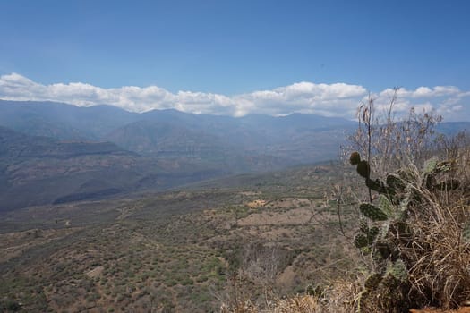 The Chicamocha Canyon from the view point in Barichara, Colombia 2020