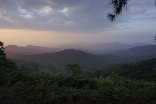 Mirado Los Pinos, Los Pinos view point close to Minca at sunset, Colombia 2020