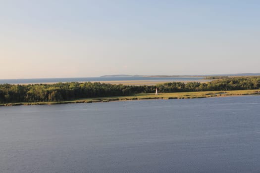 The island of Bock lies in the Baltic Sea southwest of the island of Hiddensee and east of the peninsula of Zingst