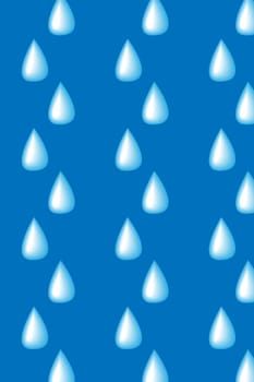 seamless pattern with raindrop on blue background. Vector illustration suitable for backdrop, background
