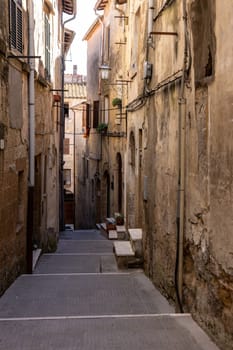 Pitigliano - the picturesque medieval town founded in Etruscan time on the tuff hill in Tuscany, Italy.