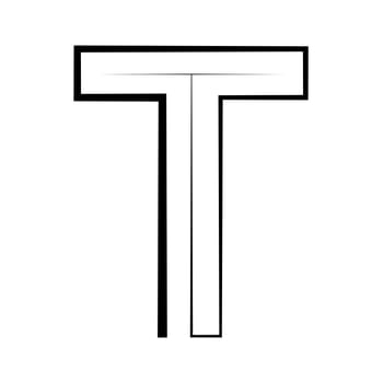 T logo studio letter t design icon logotype technology font