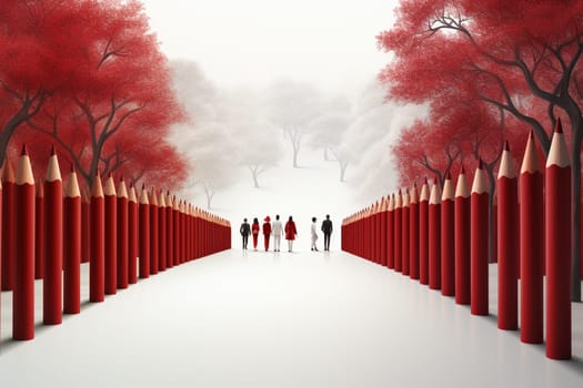 Censorship free speech, cancel culture, censored media, world press freedom day, red pencil, journalist writting reportage