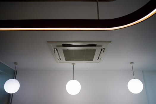 Modern hipster style loft apartment details, stock photo