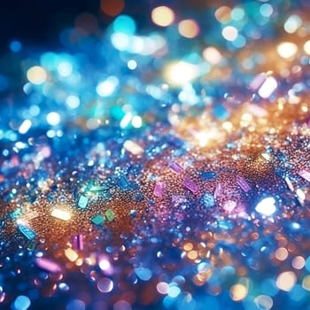 A background with glitter generated by artificial intelligence