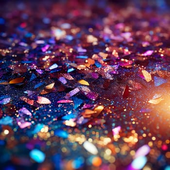 A background with glitter generated by artificial intelligence