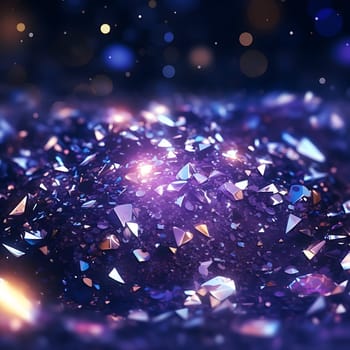 A background with glitter generated by artificial intelligence