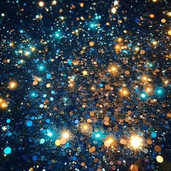 A background with glitter generated by artificial intelligence