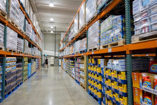 Taiwan 22 September 2023: Costco store in Taiwan