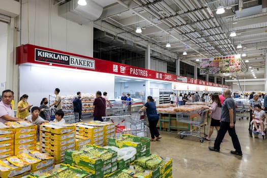 Taiwan 22 September 2023: Costco store in Taiwan