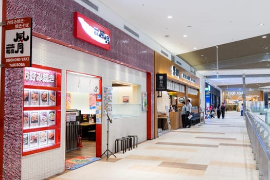 Taiwan 03 October 2023: Interior of Mitsui Outlet park in Taiwan