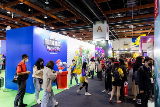 Taipei, Taiwan 12 November 2023: Education fair in Taipei city