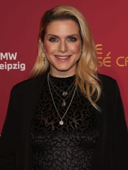 Jeanette Biedermann bei 29. Jose Carreras Gala 2023 am 14.12.2023 in Media City Leipzig
