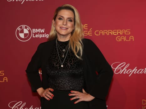 Jeanette Biedermann bei 29. Jose Carreras Gala 2023 am 14.12.2023 in Media City Leipzig