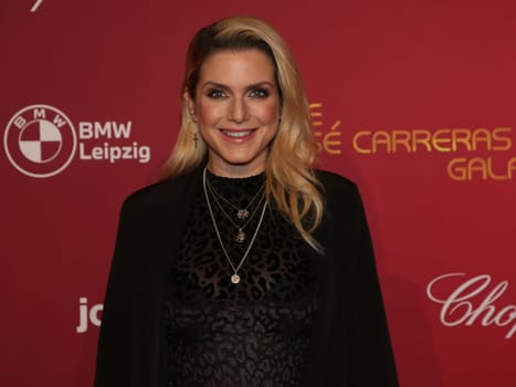 Jeanette Biedermann bei 29. Jose Carreras Gala 2023 am 14.12.2023 in Media City Leipzig