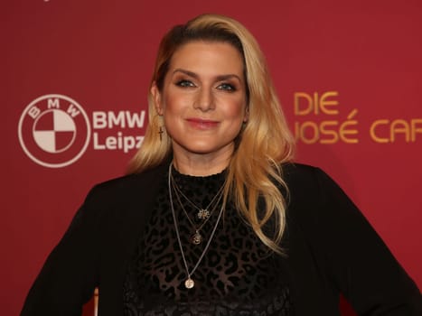 Jeanette Biedermann bei 29. Jose Carreras Gala 2023 am 14.12.2023 in Media City Leipzig
