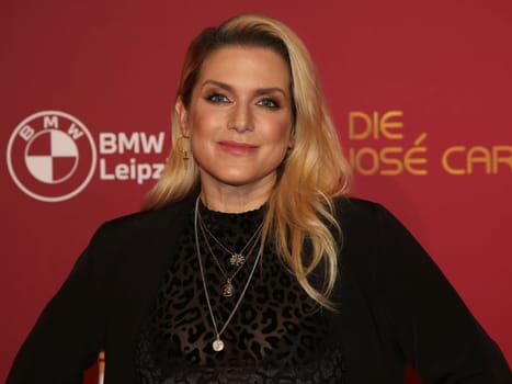Jeanette Biedermann bei 29. Jose Carreras Gala 2023 am 14.12.2023 in Media City Leipzig