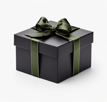 christmas gift black gift box.
