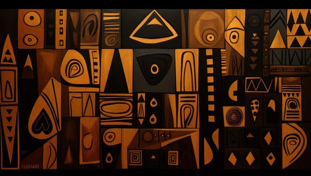 african tribal art background.