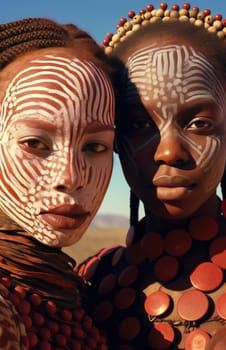 two women in africa.