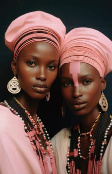 two women in africa.