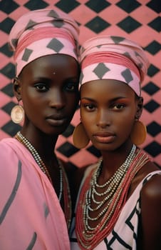 two women in africa.