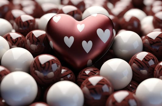 some chocolate hearts wallpaper collection.