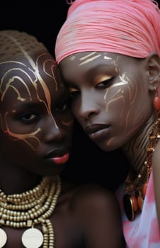 two women in africa.