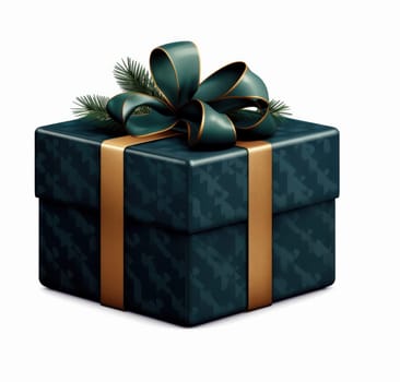 christmas gift black gift box.