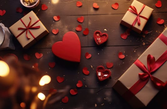 valentine's day decoration and cards for friends.