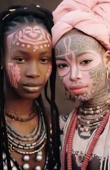 two women in africa.