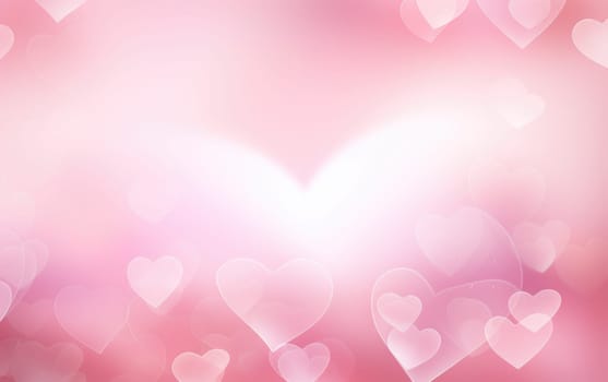 pink heart shaped background valentine's day.