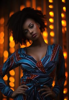 tiger stripes romper african print.