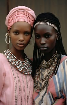 two women in africa.