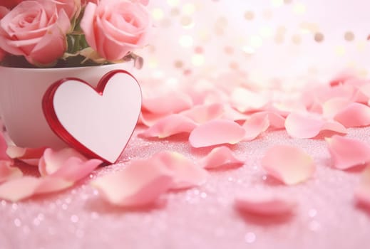 pink, floral, and chocolate covered rose petals.