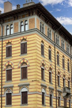 Rijeka, Croatia - September 23, 2023: Turkish House, oriental, historic building located near Rijeka Central Market