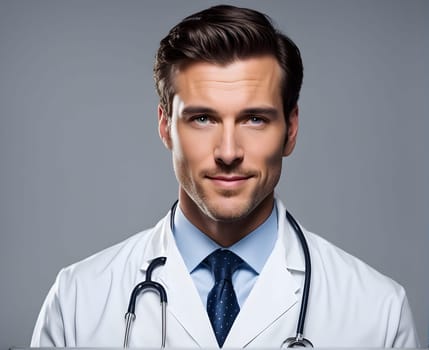 Portrait of the handsome doctor