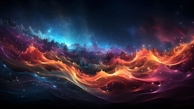 Abstract images of waves, rainbows, and stars can mean many things, such as change, possibility, mystery Together, change and possibility. The world is constantly changing the potential to get better
