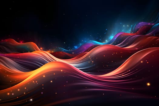 Abstract images of waves, rainbows, and stars can mean many things, such as change, possibility, mystery Together, change and possibility. The world is constantly changing the potential to get better