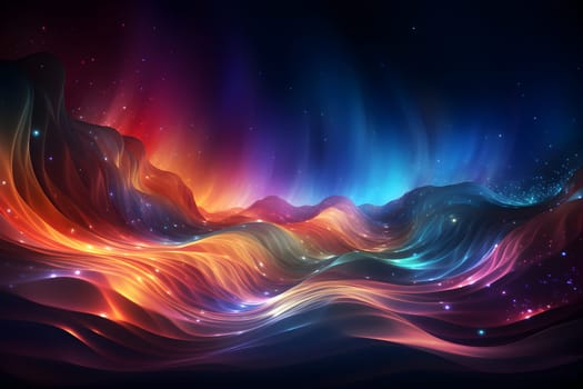 Abstract images of waves, rainbows, and stars can mean many things, such as change, possibility, mystery Together, change and possibility. The world is constantly changing the potential to get better