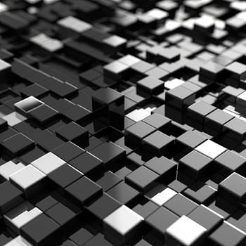 Dive into the mesmerizing world of micro-detail with this photograph featuring a very small black and white random pixels pattern. The subtle gradient and pixel art concept background create a visually intriguing canvas, evoking a sense of digital harmony. This composition invites viewers to appreciate the delicate interplay of monochrome pixels, forming a symphony of visual complexity.