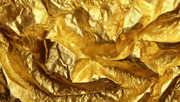 Gold background texture. Abstract golden background. AI generated
