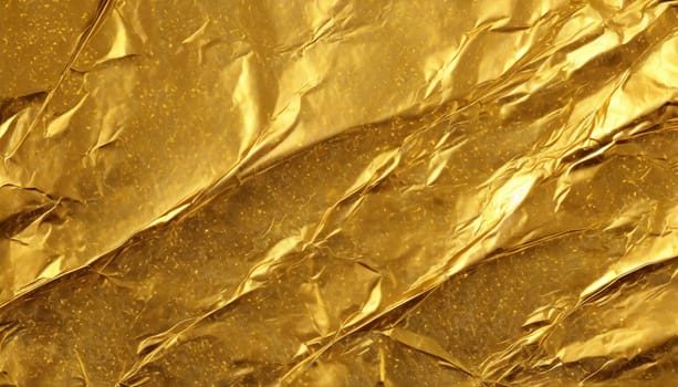 Gold background texture. Abstract golden background. AI generated