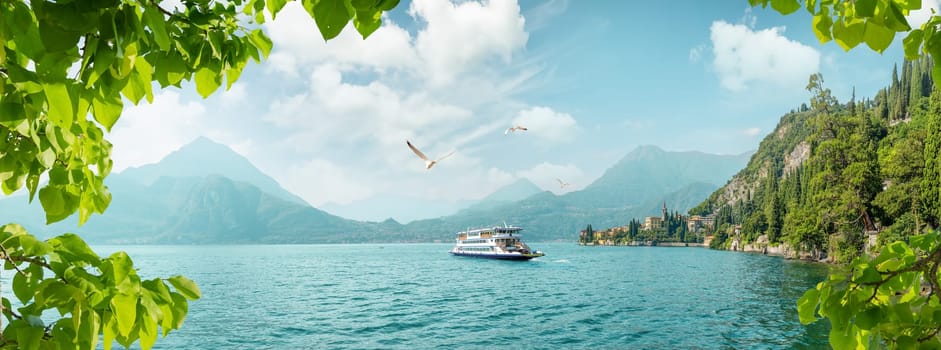 Town of Varenna by Lake Como, Italy