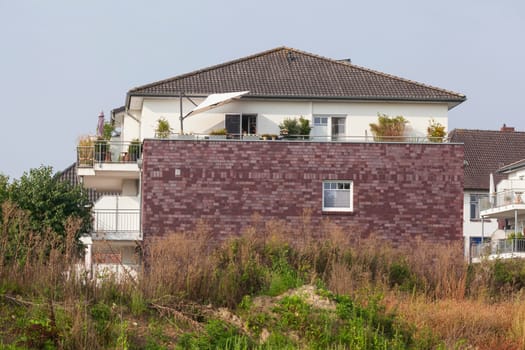 Brick multi-family house, residential building, Syke, Lower Saxony, Germany