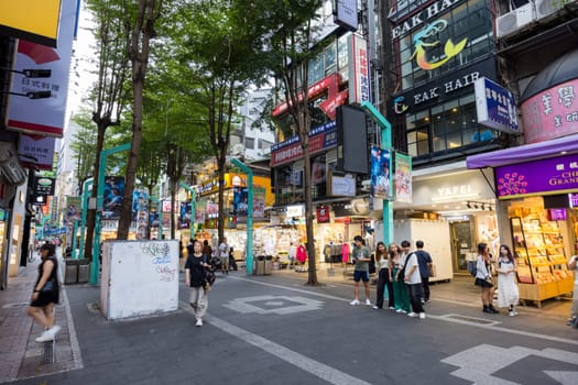 Taipei, taiwan 13 september 2023: taipei city street in ximending